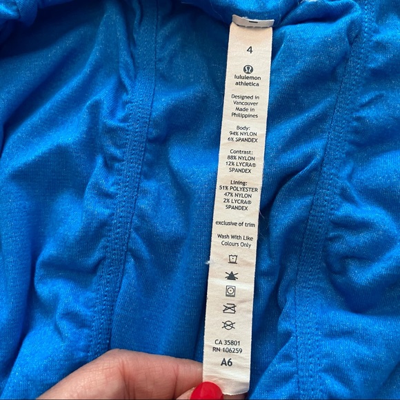 LULULEMON electric blue zip up jacket - Picture 6 of 8